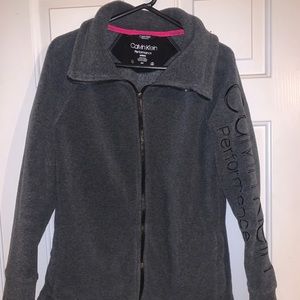 Calvin Klein fleece zip up jacket